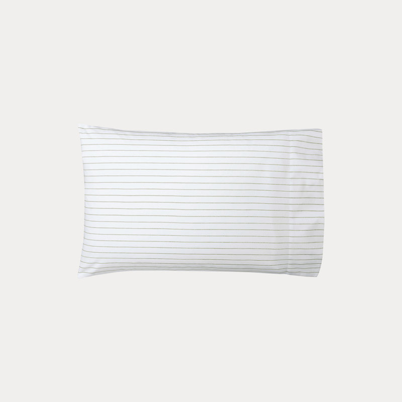 Spencer Striped 100% Cotton Sheet Set, Queen, Sage