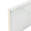 Classico Carrara 6" x 3" Glossy Ceramic Bullnose Tile Trim in White/Gray