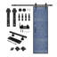 Porte de grange en bois avec quincaillerie d'installation - hauteur de 84 po-79201170-89281215