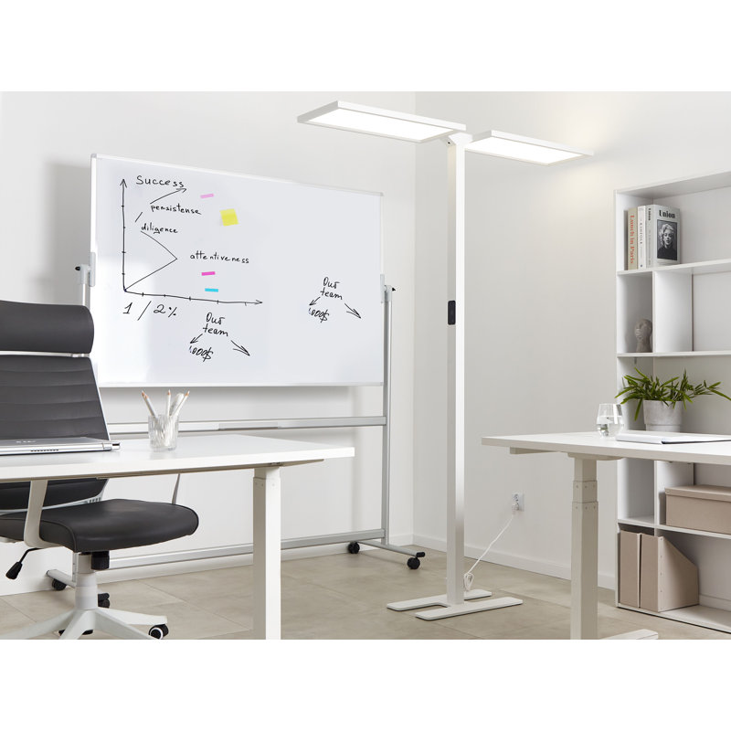 Mauline 197cm LED Task Floor Lamp, White
