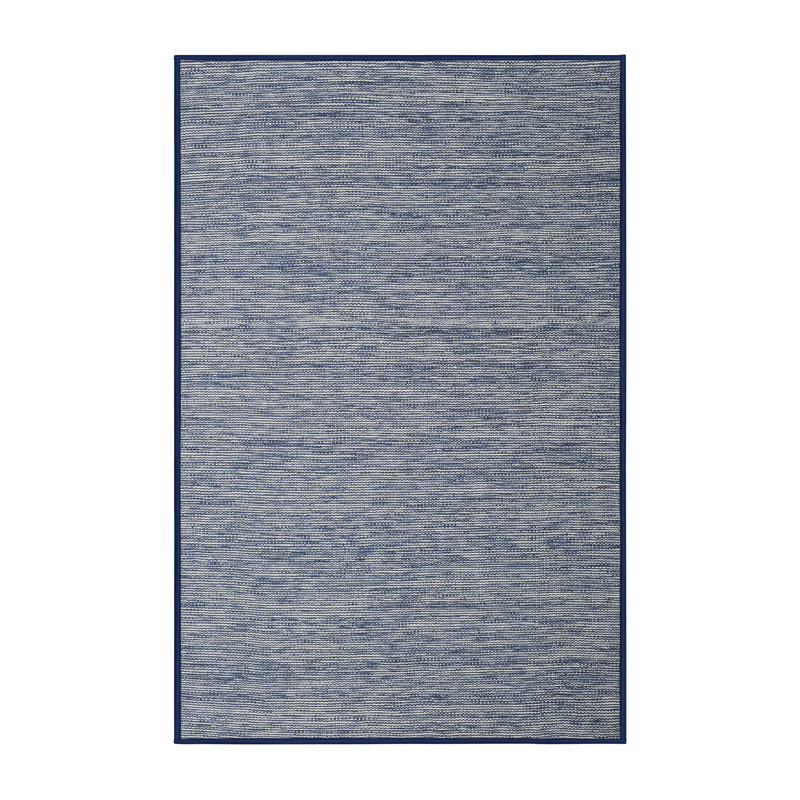 Tapis contemporain bleu, Rectangle 8 pi x 10 pi