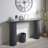56" W Wood Console Table