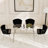 5 - Piece Glass Top Dining Set-384074390-384074389