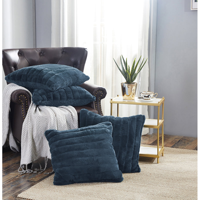 Super Mink Square Pillow Cover, Parisain Night
