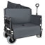 Chariot pliant 3 en 1 avec siège de banc - capacité de 500 lb, pneus de plage de 9 po x 4 po pour le camping et la plage-118504384
