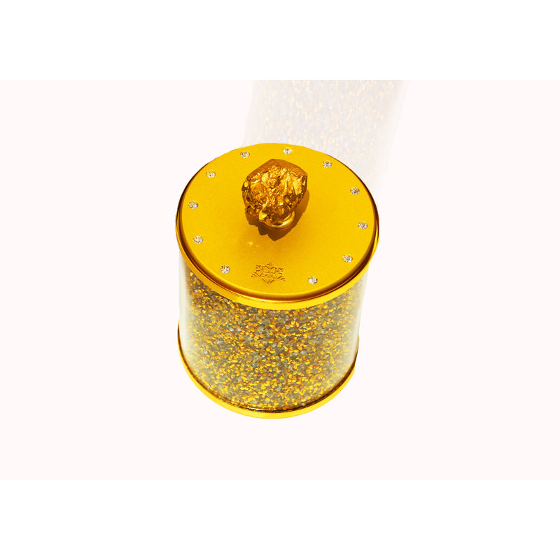 4.5'' H Crystal Tabletop Votive Holder with Candle Included