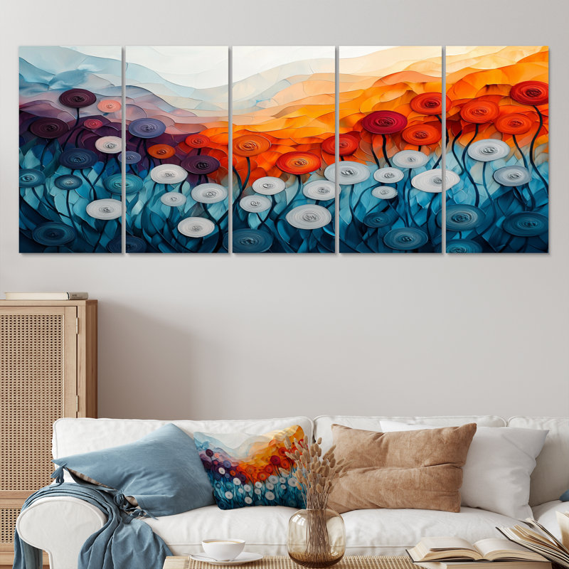 Abshire - Art - Pour le salon, 5, H 32 po x l 80 po