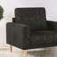 Fauteuil d'appoint rembourré de style contemporain-118699972