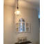 Luminaire suspendu géométrique de style lanterne 1 lumière