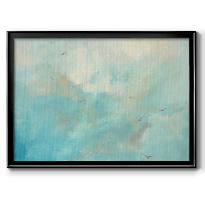 Flying Home, reproduction d'art sur toile, H 14 po x l 20 po x P 1,5 po, Toile encadrée noire à coins fermés