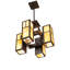 18" Square Hyde Park 4 Light Pendant