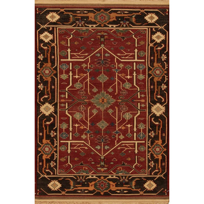 Discovery Hand Knotted Wool Floral Indoor Rug