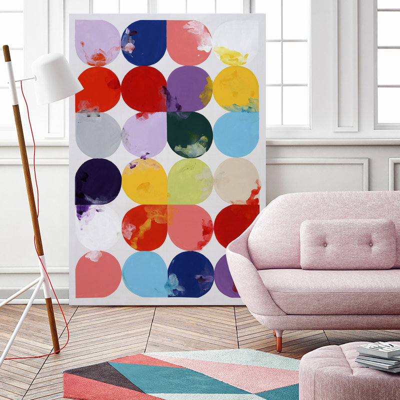 «Sour Candy sur toile» par Daleno, reproduction d'art, H 72 po x l 72 po x P 1,5 po