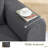 Modern L-Shaped Boneless Modular Compressed Foam Sectional-1645505995