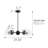 Bianca-Maria 5 - Light Dimmable Sputnik Modern Linear Chandelier-286519494