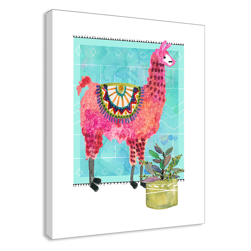 Art sur toile savannah, H 14 po x l 11 po x P 1,5 po