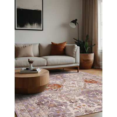 Tapis beige lavable à la machine