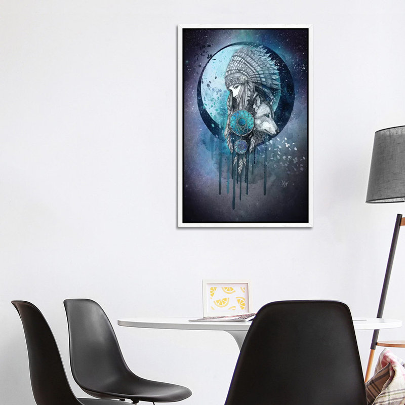 Dream Catcher by Marine Loup - Gallery-Wrapped Canvas Giclée on Canvas, White Floater Frame, 101.6 cm H x 66.04 cm W