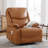 34.2'' Wide Modern Vegan Leather Swivel And Rocker Power Recliner Chair With USB Port-1221490731