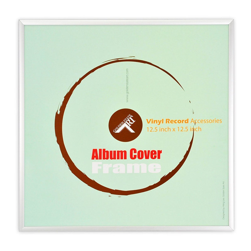Aluminium Vinyle Disque Album Couverture Photo Cadre Bleich, argent