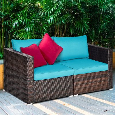 Ariyel Wicker Outdoor Lounge Chair