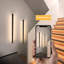 LED wall light, dimmable, modern black, 100cm