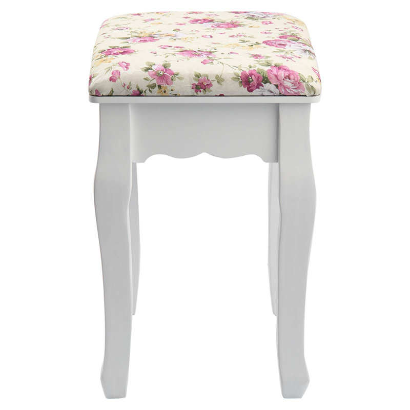 Wishram Solid Wood Accent Stool