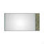 Miroir de salle de bain 72 x 36 pouces à DEL avec rétro-éclairage, fixation murale anti-buée et grand miroir de salle de bain réglable-110584584