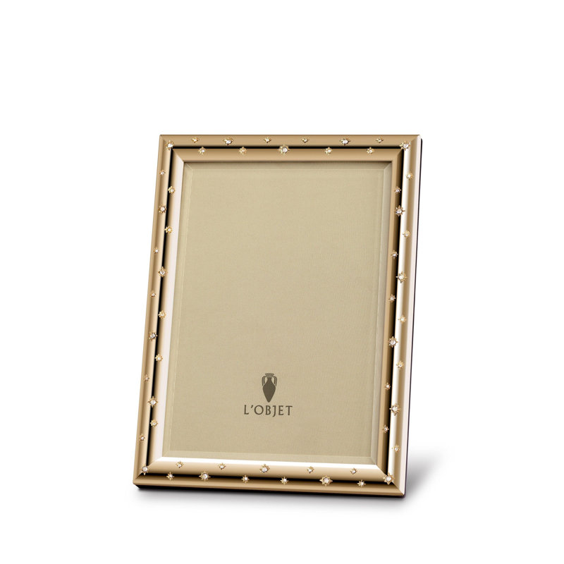Star Platinum Frame 8X10, Gold, 24k Gold Plated, 4" W x 6" H