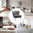 Euclid Velvet Accent Chair with Metal Legs-363509564