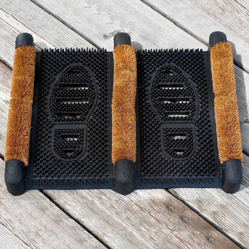 Grattoir à etbots intérieur / extérieur Caerwen, Rectangle l 12 po x L 15 cm