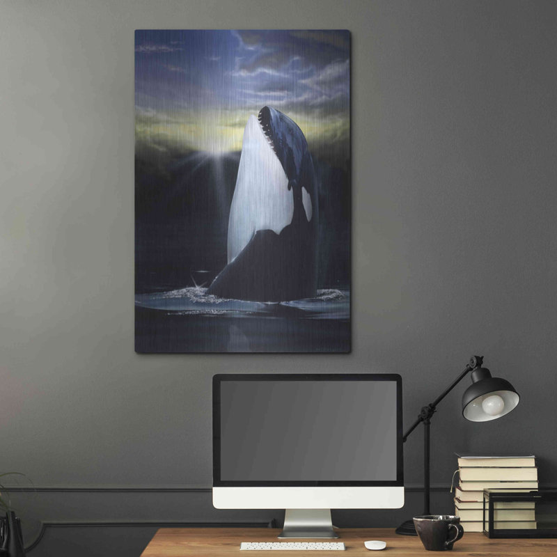 «Orca Sunset» par Chris Dobrowolski, H 36 po x l 24 po