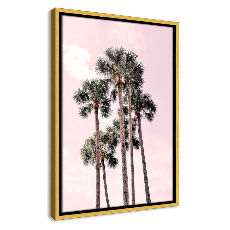 «Pink Tropics» par Natalie Carpentieri, H 19,5 po x l 13,5 po x P 2 po, Or