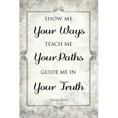 Show Me Guide Me - Wrapped Canvas Print