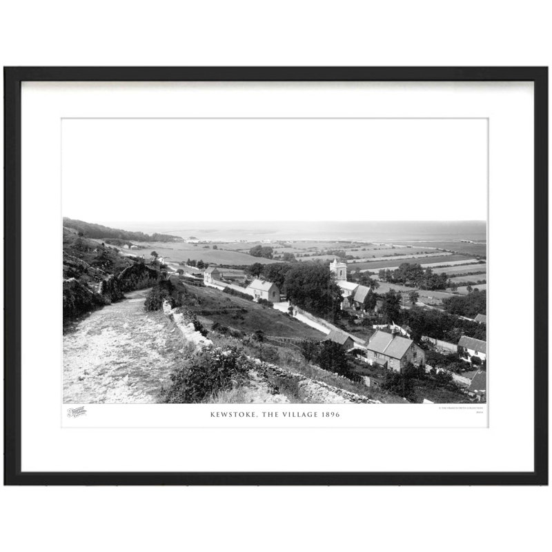 Kewstoke, The Village 1896 - Single Picture Frame Print, 45cm H X 60cm W x 2cm D
