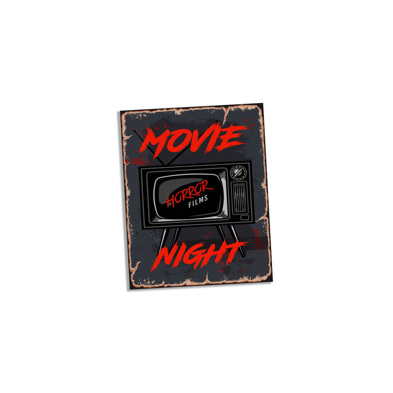 Entertainment Wall Decor on Metal, 40cm H x 28cm W