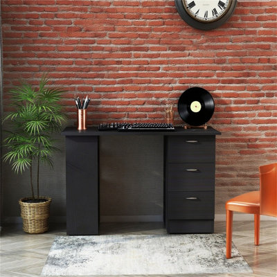 【Bureau de bureau moderne à domicile】 - ordinateur + bibliothèque, poste de travail pour la maison et les petits espaces
