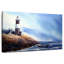 Bateau au bord de la mer, phare-1295756013