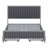 Metal Frame Upholstered Bed with 4 Drawers-93672581-93672580