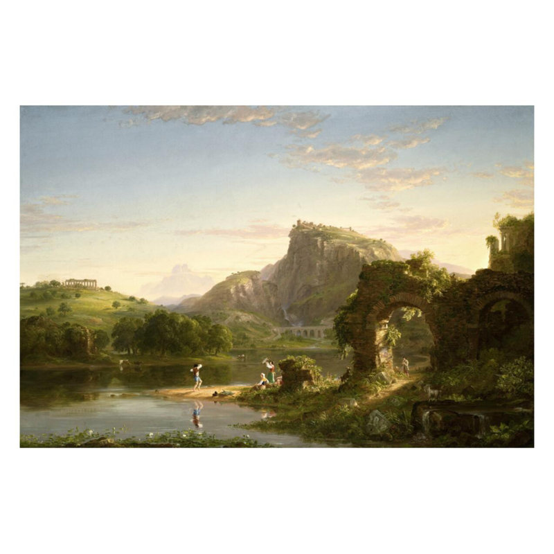 L'Allegro par Thomas Cole - Estampe numérique, H 22 po x l 28 po