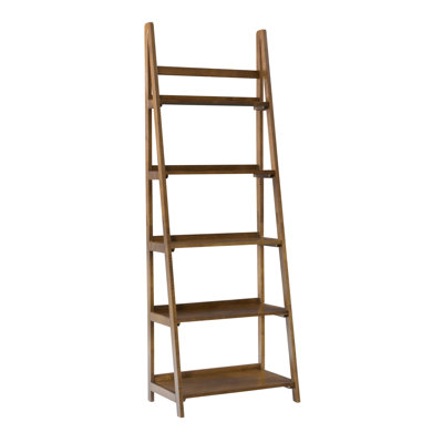 Kamal 72'' H x 24.75'' W Ladder Bookcase