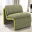 Avec cadre - Boucle, coussins en mousse, ensemble courbé et fauteuil, mousse, boucle-435793234