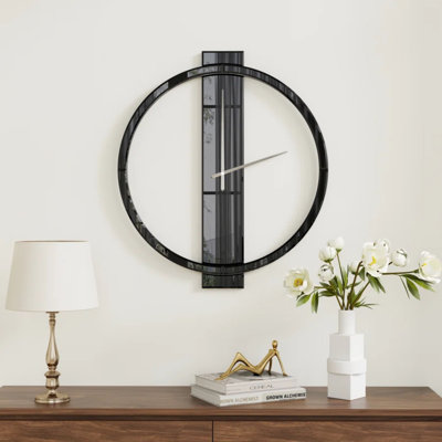 Glass Wall Clock