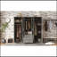 Rangement à 6 portes pour garde-robe en bois pour chambre à coucher, avec grands tiroirs, gris-1058475970