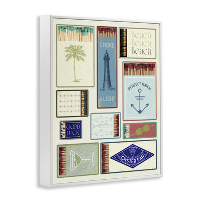 Giclée encadrée à thème nautique, par Lil 'Rue