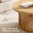 31.5" Solid Wood Round Coffee Table