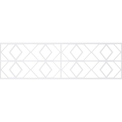28.25'' H x 94.5'' W x 0.375'' D Expanded Cellular PVC Wainscot Paneling