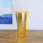Vase conique en verre doré IRIS-5755624-5755625