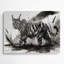 Faune sauvage, art sauvage brun, art mural en métal-973908383