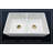 Luxury 33" L x 20" W Double Basin Undermount Kitchen Sink with Basket Strainer-83677487